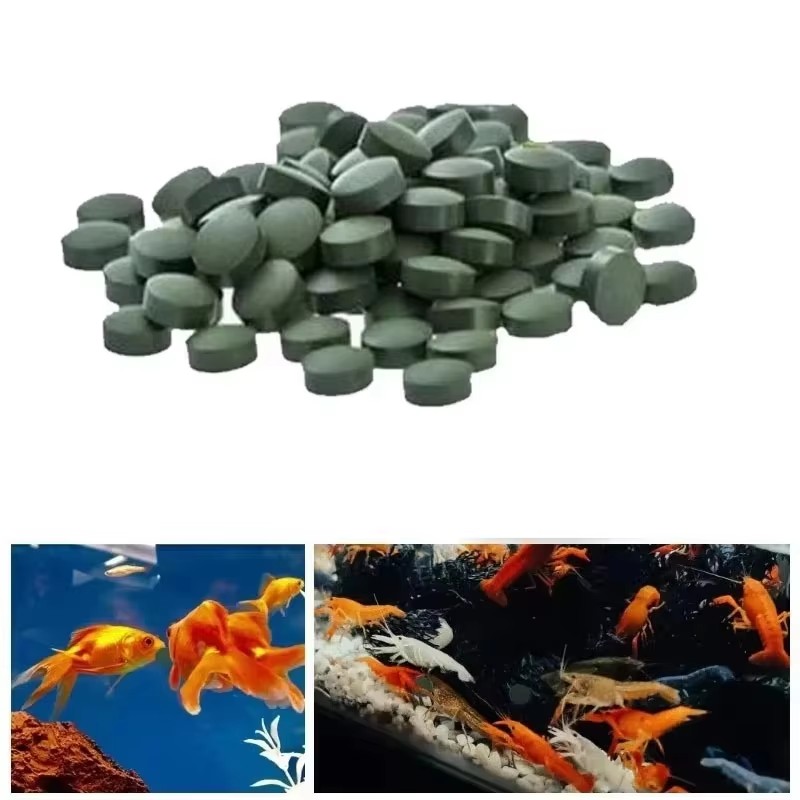 Aquarium Fish Holiday Food - 100-3000pcs High Purity Spirulina Tablets Are