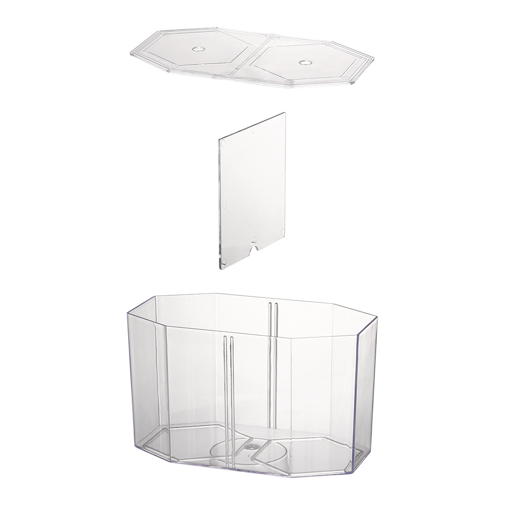 Acrylic Two Splits Guppy Fish  - Aquarium Fish Jar review and price