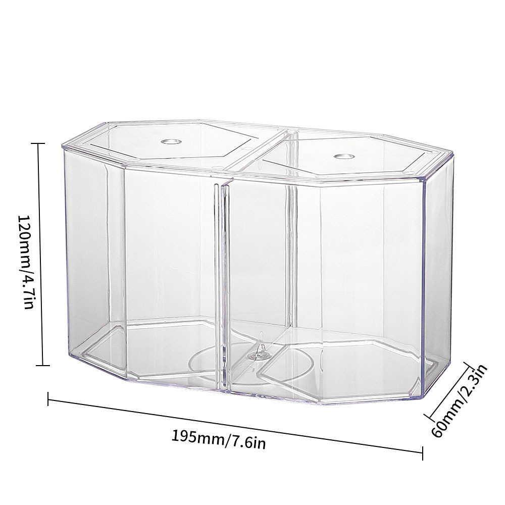 Acrylic Two Splits Guppy Fish  - Aquarium Fish Jar review and price