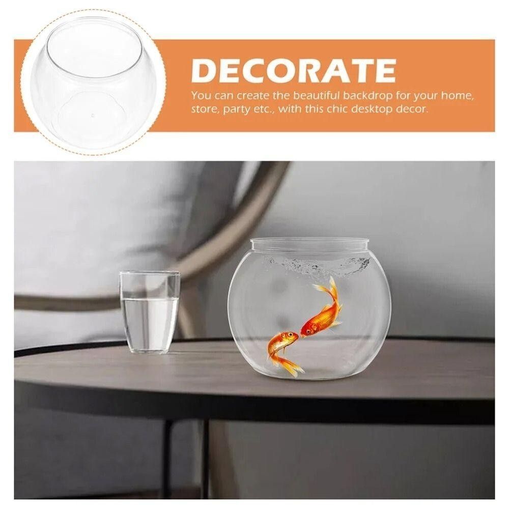 New Transparent Fish Tank Roun - Aquarium Fish Jar review and price