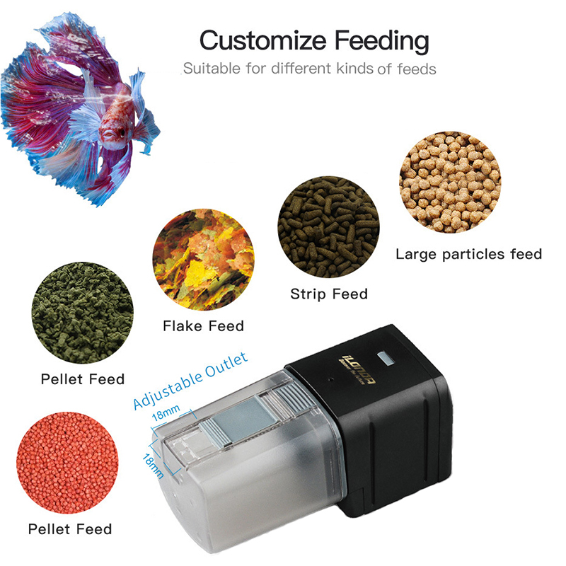 Smart WiFi Fish Feeder Remote  - Aquarium Fish Holiday Food review and price
