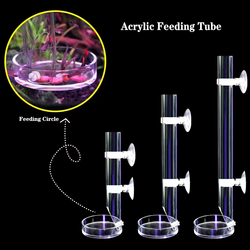 1Pcs Acrylic Aquarium Feeder T - Aquarium Fish Holiday Food review and price